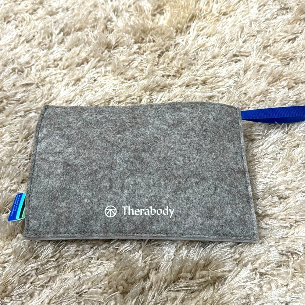 New Therabody X United Flight amenities kit pouch